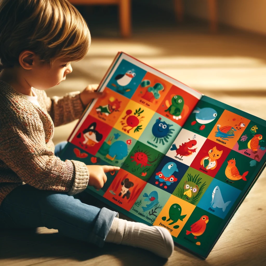 Farbenlernen mit Kleinkindern